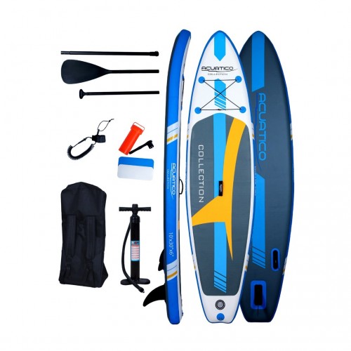 Acuatico Collection Şişme Sup Board/ısup Stand Up Paddle Board 305x76x15 Cm Turuncu&beyaz&mavi&gri